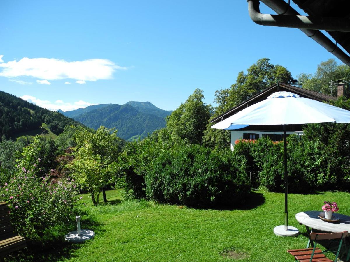 Berghuetterl - Ferienhaus Ingerlhof Tegernsee Bagian luar foto